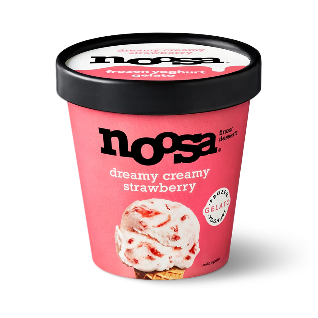 Noosa Dreamy Creamy Strawberry Frozen Yoghurt Gelato
